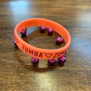 Free item: Zumba Orange Bracelet with Pink Bells